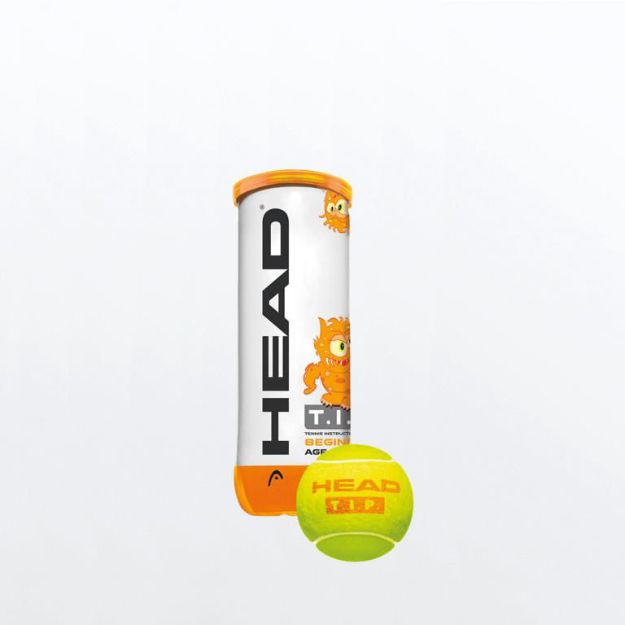 Image de 3B HEAD TIP ORANGE  TUBE DE 3 BALLES Orange