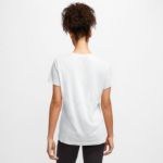 Image de W NK DRY TEE DFC CREW  L Blanc