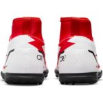 Image de JR SUPERFLY 8 CLUB CR7 TF  4Y US - 36 Blanc/rouge