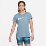 Image de W NK DRY TEE DFC CREW  L Bleu clair