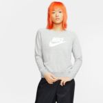 Image de W NSW ESSNTL CREW FLC HB  M Gris