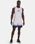 Image de UA BASELINE WOVEN SHORT  S Blanc