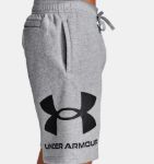 Image de UA RIVAL FLEECE BIG LOGO SHORTS  M Gris