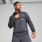 Image de M PUMA X HYROX CLOUDSPUN HOODIE  M Gris anthracite
