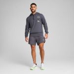 Image de M PUMA X HYROX CLOUDSPUN HOODIE  M Gris anthracite