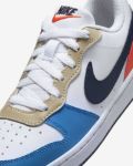 Image de COURT BOROUGH LOW RECRAFT (GS)  4Y US - 36 Blanc/bleu