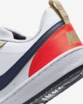 Image de COURT BOROUGH LOW RECRAFT (GS)  4Y US - 36 Blanc/bleu