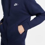 Image de M NSW CLUB HOODIE FZ BB  M Bleu marine