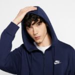 Image de M NSW CLUB HOODIE FZ BB  M Bleu marine