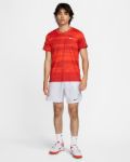 Image de NIKE COURT ADVANTAGE PRINTED TEE  XXL Rouge