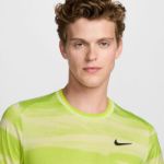 Image de NIKE COURT ADVANTAGE PRINTED TEE  S Jaune
