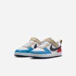 Image de COURT BOROUGH LOW RECRAFT (PS)  11.5C US - 28 1/2 Blanc/bleu