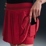 Image de JUPE PLISSÉE DRI-FIT NIKE COURT ADVANTAGE  XS Rouge