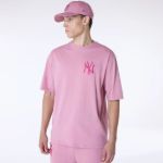 Image de T-SHIRT OVERSIZE NEW YORK YANKEES MLB  XXL Rose
