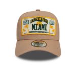 Image de CASQUETTE 9FORTY A-FRAME MIAMI LICENSE PLATE  ADJUSTABLE Saumon