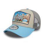 Image de CASQUETTE 9FORTY A-FRAME TRUCKER LICENSE PLATE  ADJUSTABLE Bleu ciel