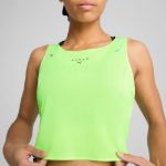 Image de W PUMA X HYROX ULTRASPUN CROP TANK  M Jaune fluo