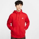 Image de M NSW CLUB HOODIE FZ BB  XXL Rouge