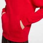 Image de M NSW CLUB HOODIE FZ BB  XXL Rouge