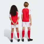 Image de SHORT DOMICILE ARSENAL 25/26 ENFANTS  164 (13-14A) Blanc/rouge