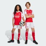 Image de SHORT DOMICILE ARSENAL 25/26 ENFANTS  176 (15-16A) Blanc/rouge