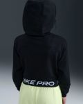 Image de NIKE PRO FLEECE BIG KIDS' (GIRL') DRI-FIT FULL ZIP HOODIE  S (8-10A) Noir
