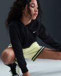 Image de NIKE PRO FLEECE BIG KIDS' (GIRL') DRI-FIT FULL ZIP HOODIE  S (8-10A) Noir