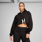Image de W PUMA X HYROX HEAVYWEIGHT HOODIE  M Noir