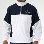 Image de NILO TRACK JACKET  L Blanc/bleu