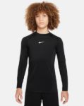 Image de HAUT A MANCHES LONGUES NIKE PRO  XL (13-15A) Noir