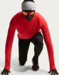 Image de MEN'S NIKE STRIDE 1/4 ZIP  M Rouge