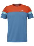 Image de CREW NECK TEE  M Bleu/orange