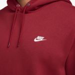 Image de MEN'S RED CLUB PULLOVER FLEECE HOODIE  L Framboise