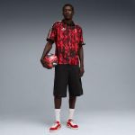 Image de MAILLOT RÉTRO KING AC MILAN HOMME  M Noir/rouge