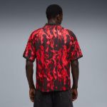 Image de MAILLOT RÉTRO KING AC MILAN HOMME  M Noir/rouge