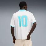 Image de MAILLOT OM KING RETRO  XL Blanc/turquoise