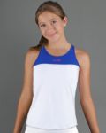 Image de SINGLET LACE KIDS  10/12 Blanc/bleu