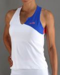 Image de SINGLET BLISS  S Blanc/bleu