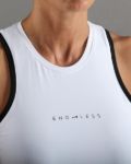 Image de SINGLET ESSENTIAL  S Blanc/noir