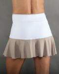 Image de JUPE LACE  XS Blanc/brun