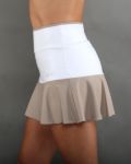 Image de JUPE LACE  XS Blanc/brun