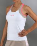 Image de SINGLET SLAM  L Blanc/rose