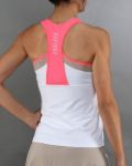 Image de SINGLET SLAM  S Blanc/rose