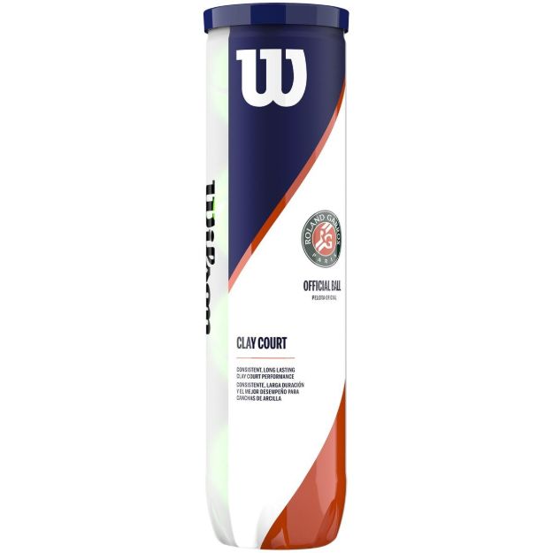 Image de ROLAND GARROS CLAY CT  TUBE DE 4 BALLES