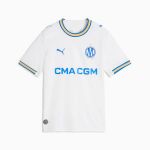 Image de OM HOME JERSEY REPLICA JR  164 (L) Blanc/bleu